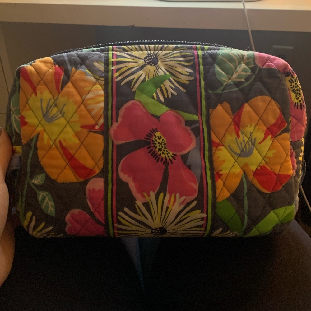 Vera Bradley large cosmetic case